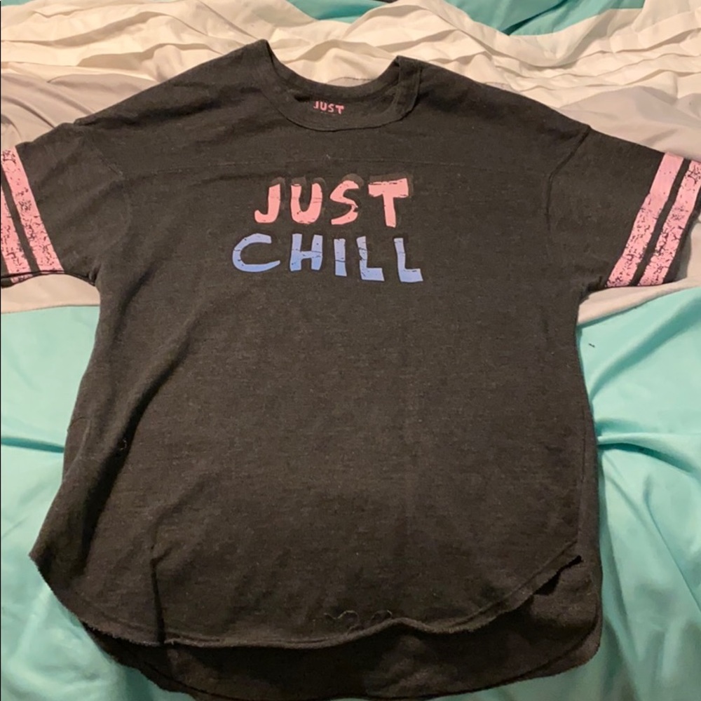 Just chill tee shirt for kids. Only used once.